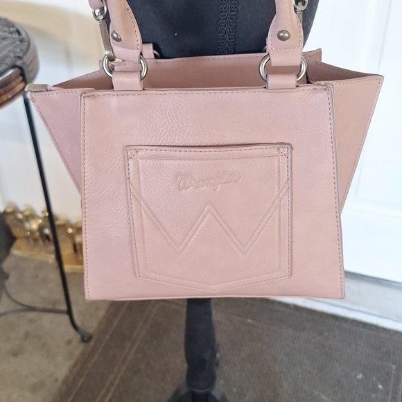 Wrangler Pink Paisley Satchel Handbag Crossbody Bag - Picture 4 of 16